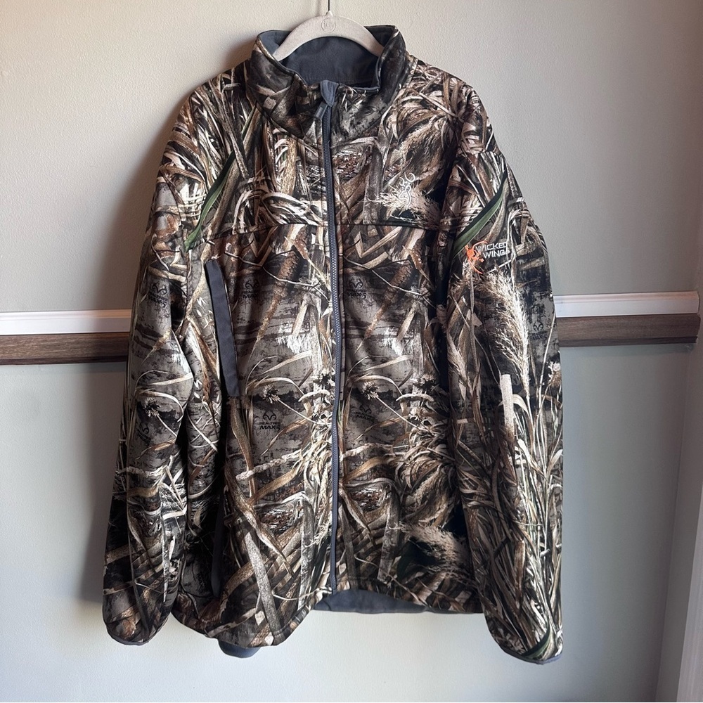 Browning Wicked Wing High Pile Jacket Realtree Max-5 Camo​​​​